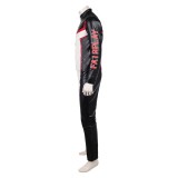Mister Terrific Ensemble de Manteau en Cuir pour Hommes et Pantalons Costume de Fête Cosplay Halloween Carnaval