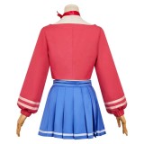 MiSide Mita Women Red Cosplay Costume Halloween Carnival Outfit