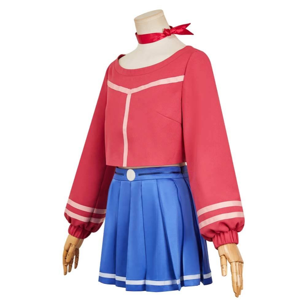 MiSide Mita Women Red Cosplay Costume Halloween Carnival Outfit