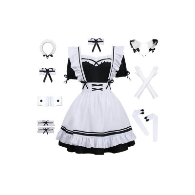 Miracle Nikki Maid Lolita Dress Suit Cosplay Costume Halloween Carnival Outfit