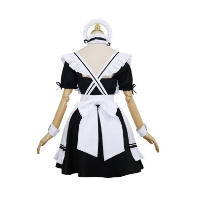 Robe de Lolita Maid Miracle Nikki Costume Cosplay Tenue de Carnaval d'Halloween