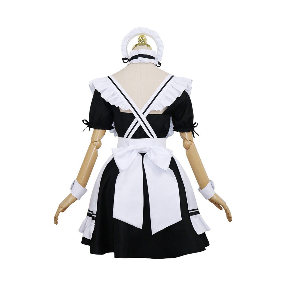 Robe de Lolita Maid Miracle Nikki Costume Cosplay Tenue de Carnaval d'Halloween