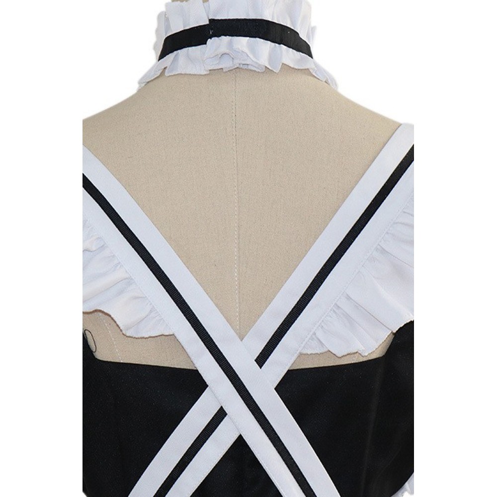 Robe de Lolita Maid Miracle Nikki Costume Cosplay Tenue de Carnaval d'Halloween