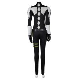 Mina Ashiro Kikoru Shinomiya Femme Noir Combinaison Ensemble Costume Cosplay Halloween Carnaval Tenue