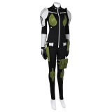 Mina Ashiro Kikoru Shinomiya Femme Noir Combinaison Ensemble Costume Cosplay Halloween Carnaval Tenue