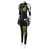 Mina Ashiro Kikoru Shinomiya Femme Noir Combinaison Ensemble Costume Cosplay Halloween Carnaval Tenue