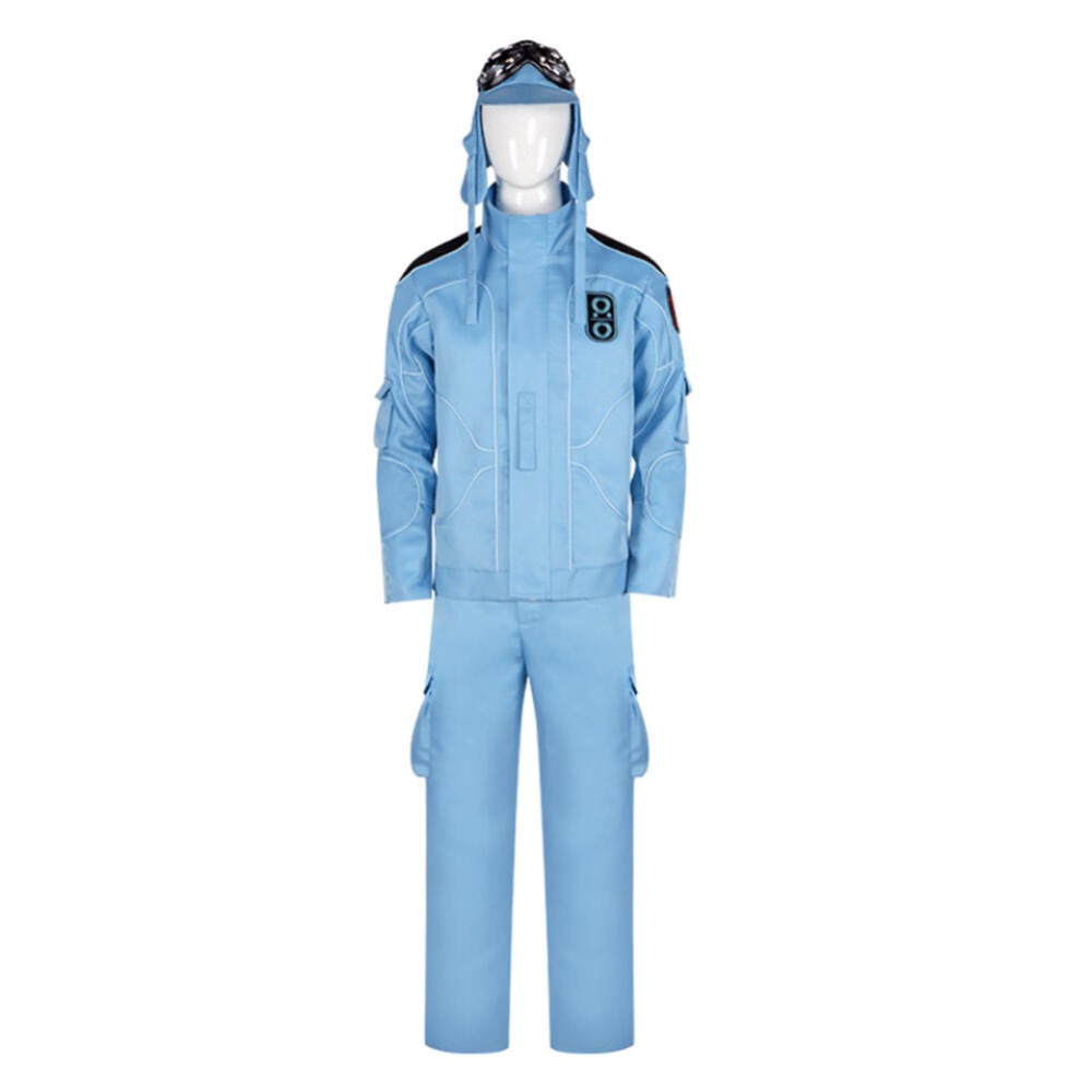 Mickey 17 (2025) Micky Blue Jumpsuit Cosplay Costume Halloween Carnival Outfit