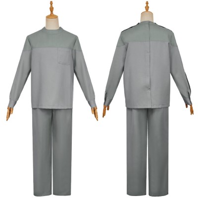 Mickey 17 (2025) Costume de cosplay Mickey Barnes Gris Tenue de Halloween Carnaval