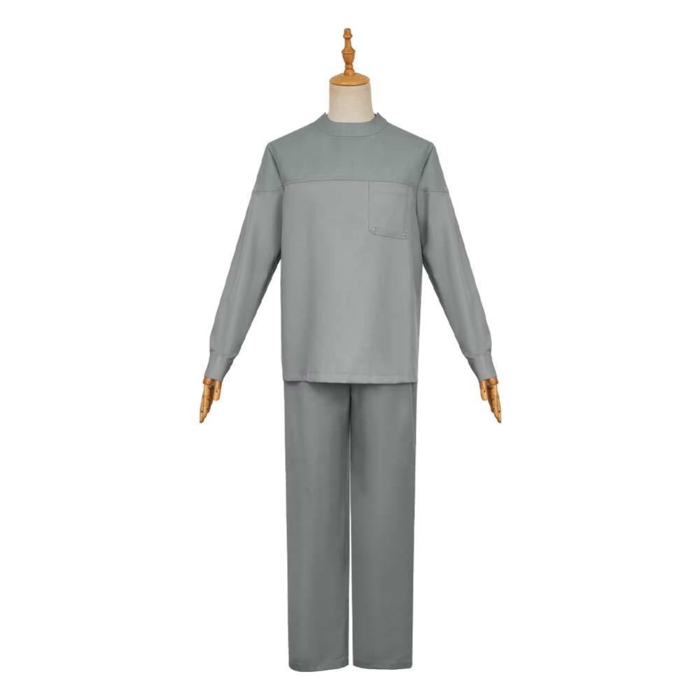 Mickey 17 (2025) Costume de cosplay Mickey Barnes Gris Tenue de Halloween Carnaval