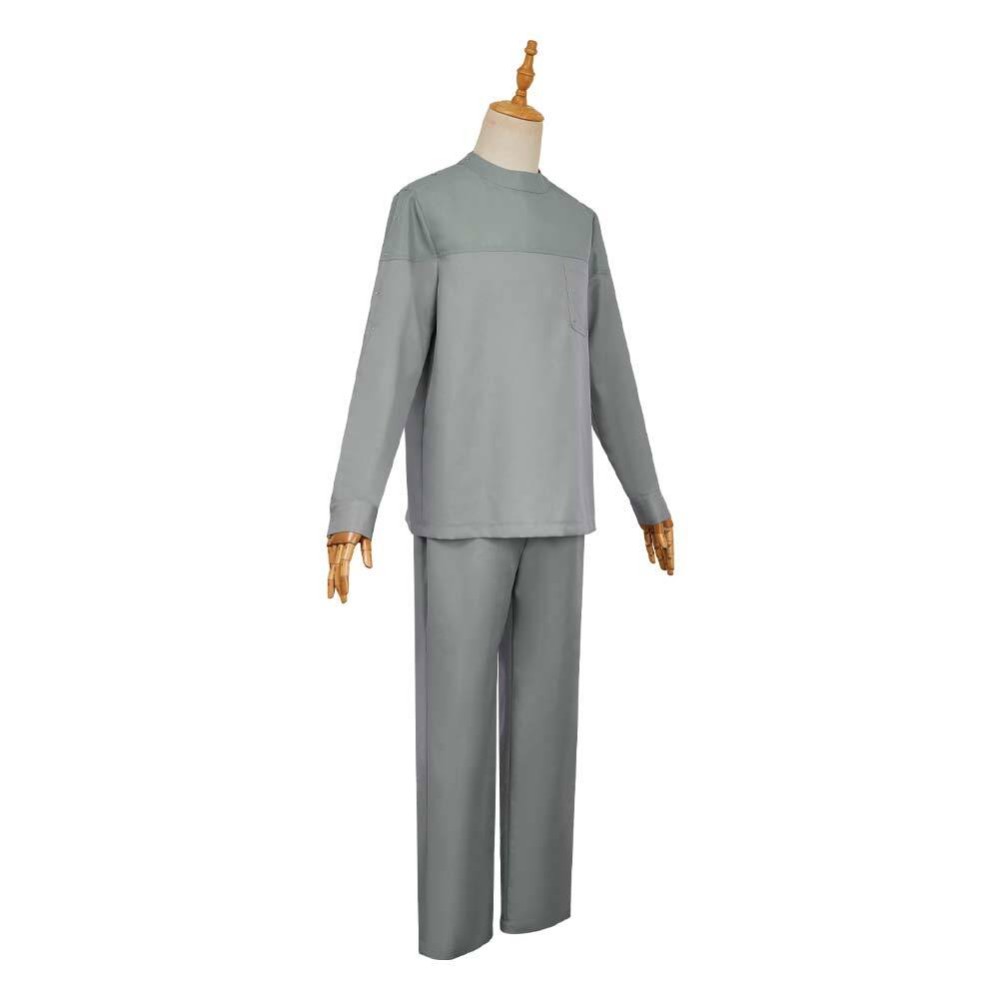 Mickey 17 (2025) Costume de cosplay Mickey Barnes Gris Tenue de Halloween Carnaval