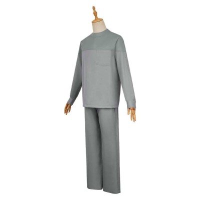 Mickey 17 (2025) Costume de cosplay Mickey Barnes Gris Tenue de Halloween Carnaval