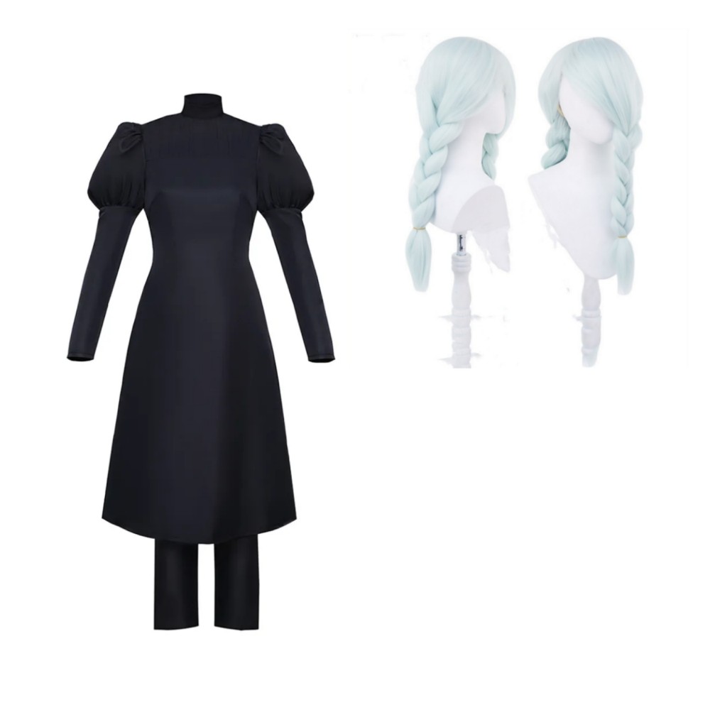 Costume de cosplay pour femmes Mei Mei, tenue noire pour Halloween et carnaval