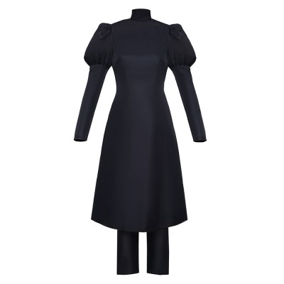 Costume de cosplay pour femmes Mei Mei, tenue noire pour Halloween et carnaval