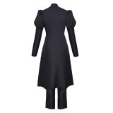 Costume de cosplay pour femmes Mei Mei, tenue noire pour Halloween et carnaval