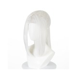 Mei Mei White Ponytail Wig Heat Resistant Synthetic Hair Party Props Cosplay Costume Halloween Carnival
