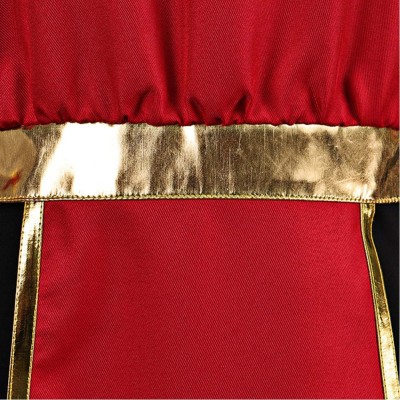 Costume de cosplay de prêtre et de nonne en robe rouge de style Renaissance médiévale pour Halloween et carnaval