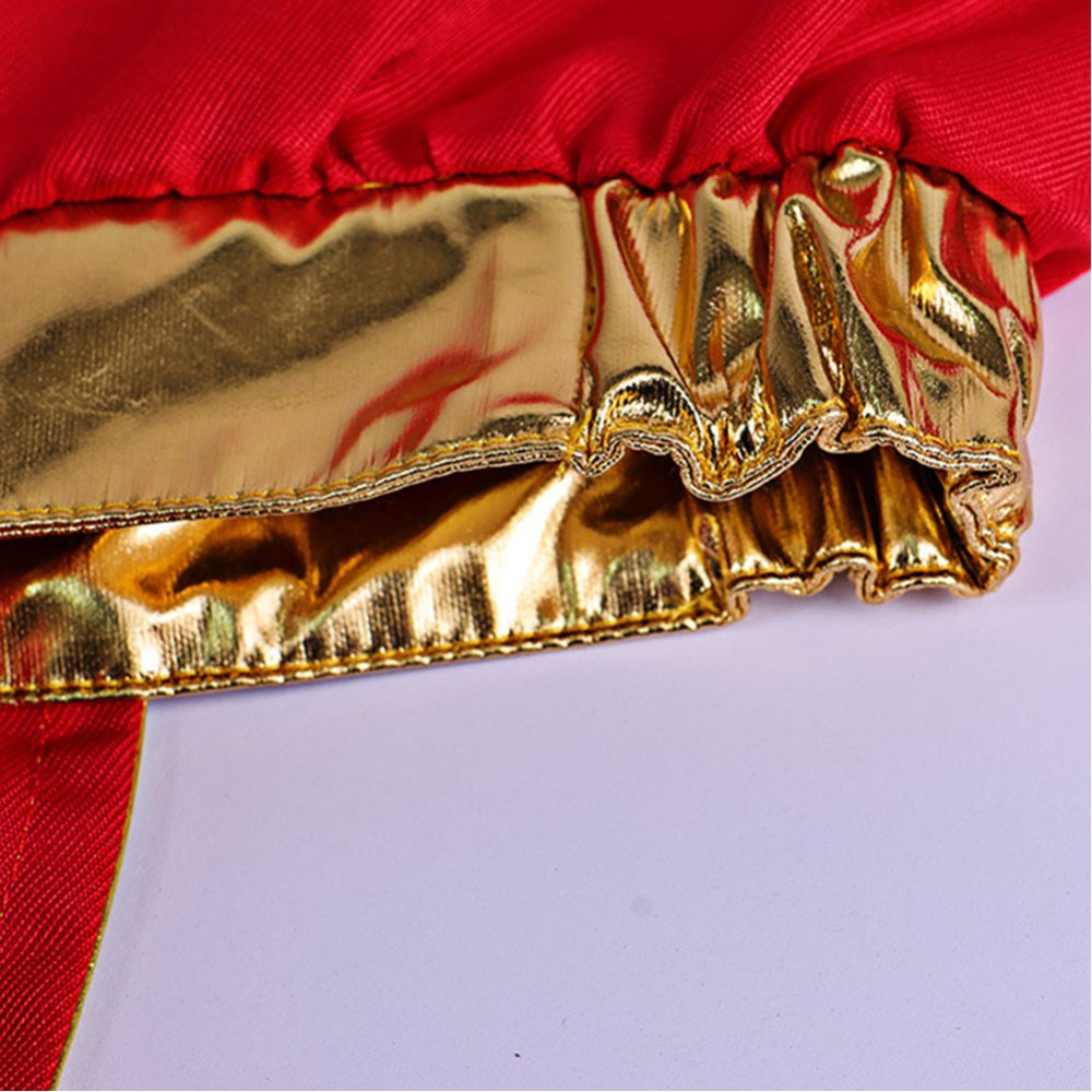 Costume de cosplay de prêtre et de nonne en robe rouge de style Renaissance médiévale pour Halloween et carnaval