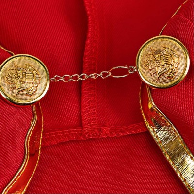 Costume de cosplay de prêtre et de nonne en robe rouge de style Renaissance médiévale pour Halloween et carnaval