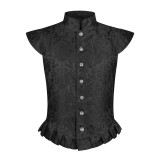 Medieval Renaissance Pirate Blue Vest Adult Male Cosplay Costume Halloween Carnival