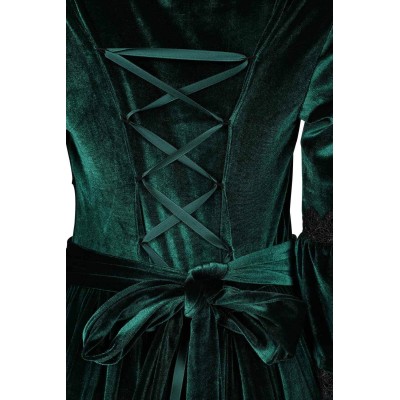 Medieval Clothing Gothic Formal Women Dress With Belt Suit &nbsp; Cosplay Costume Halloween Carnival Outfit