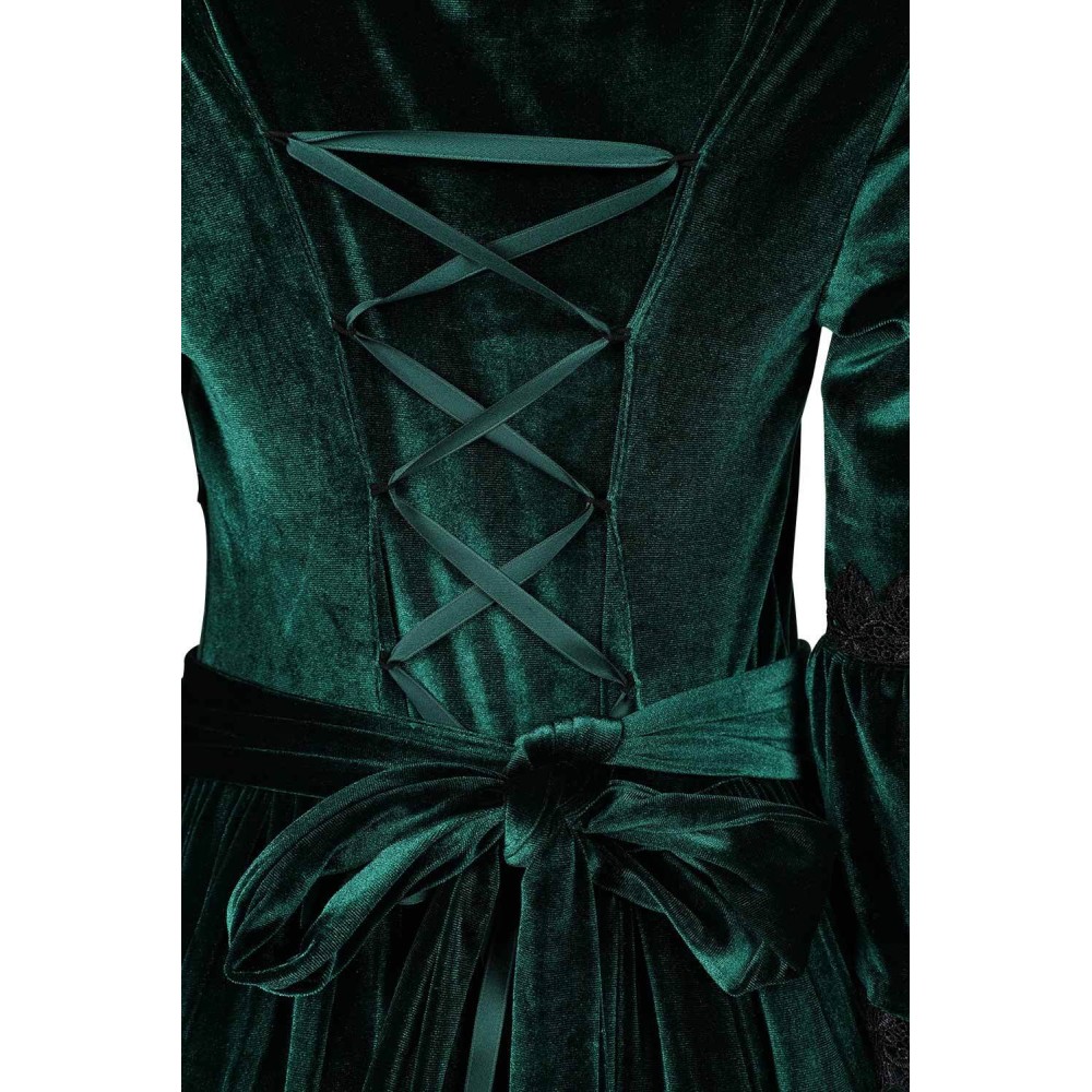 Medieval Clothing Gothic Formal Women Dress With Belt Suit &nbsp; Cosplay Costume Halloween Carnival Outfit