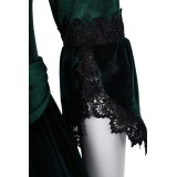 Medieval Clothing Gothic Formal Women Dress With Belt Suit &nbsp; Cosplay Costume Halloween Carnival Outfit