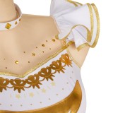Robe blanche de cosplay pour femmes Medalist Yuitsuka Inori, costume pour Halloween et carnaval