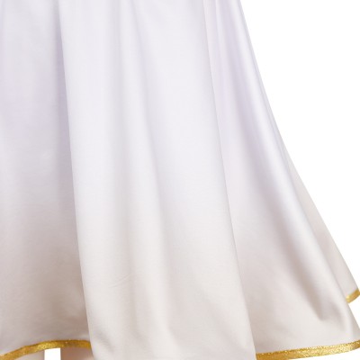 Robe blanche de cosplay pour femmes Medalist Yuitsuka Inori, costume pour Halloween et carnaval