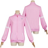 Veste de sport rose Medalist Yuitsuka Inori Costume de cosplay Tenue de carnaval d'Halloween
