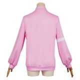 Veste de sport rose Medalist Yuitsuka Inori Costume de cosplay Tenue de carnaval d'Halloween