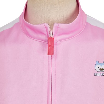 Veste de sport rose Medalist Yuitsuka Inori Costume de cosplay Tenue de carnaval d'Halloween