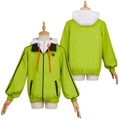Medalist Tsukasa Akeuraji Green Jacket Sportswear Cosplay Costume Halloween Carnival Outfit