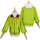 Medalist Tsukasa Akeuraji Green Jacket Sportswear Cosplay Costume Halloween Carnival Outfit
