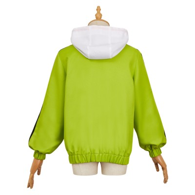 Medalist Tsukasa Akeuraji Green Jacket Sportswear Cosplay Costume Halloween Carnival Outfit