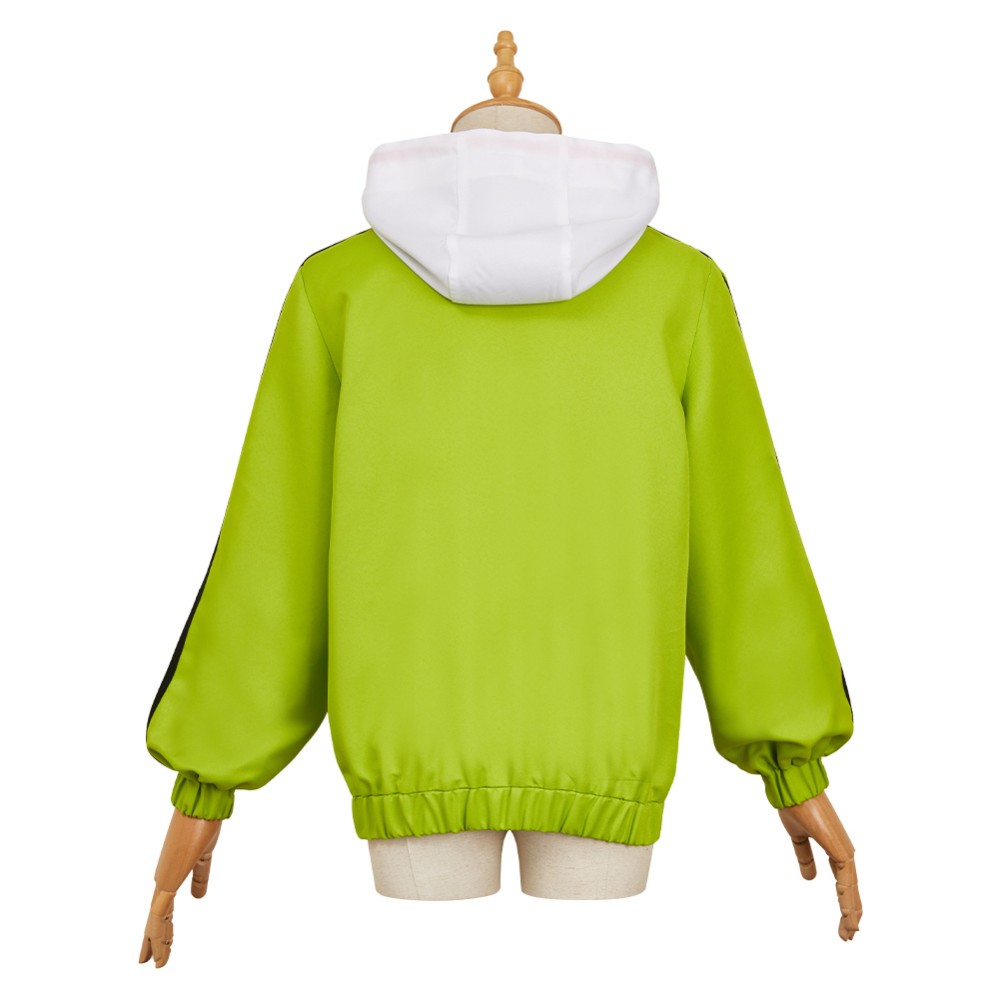 Medalist Tsukasa Akeuraji Green Jacket Sportswear Cosplay Costume Halloween Carnival Outfit