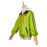 Medalist Tsukasa Akeuraji Green Jacket Sportswear Cosplay Costume Halloween Carnival Outfit