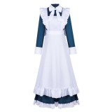 Robe de fête de la jeune fille française Mechanical Marie la robot femme de ménage costume de cosplay Halloween carnaval