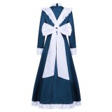 Robe de fête de la jeune fille française Mechanical Marie la robot femme de ménage costume de cosplay Halloween carnaval