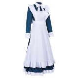 Robe de fête de la jeune fille française Mechanical Marie la robot femme de ménage costume de cosplay Halloween carnaval