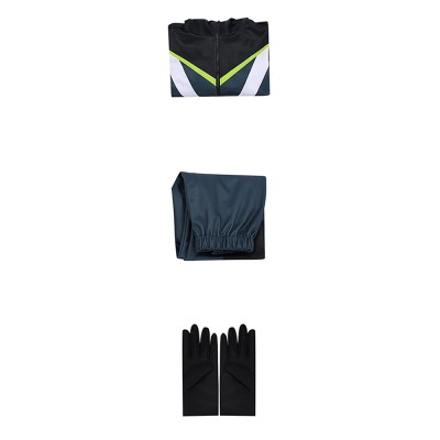 Mebius Dust Olga Black Cosplay Costume Halloween Carnival Outfit