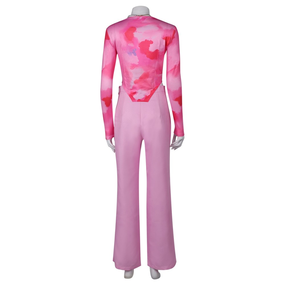 Mean Girls 2024 Regina George Pink Suit Cosplay Costume Halloween Carnival Outfit