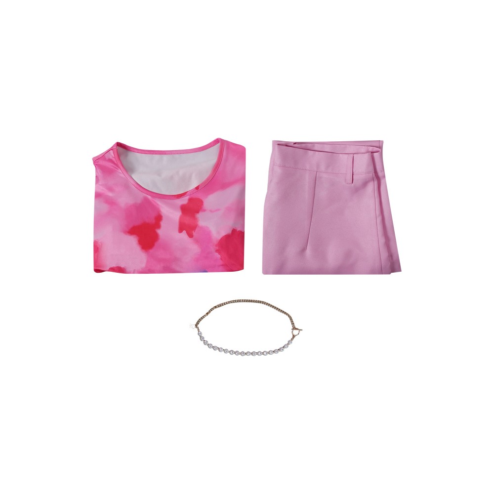 Mean Girls 2024 Regina George Pink Suit Cosplay Costume Halloween Carnival Outfit