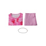 Mean Girls 2024 Regina George Pink Suit Cosplay Costume Halloween Carnival Outfit