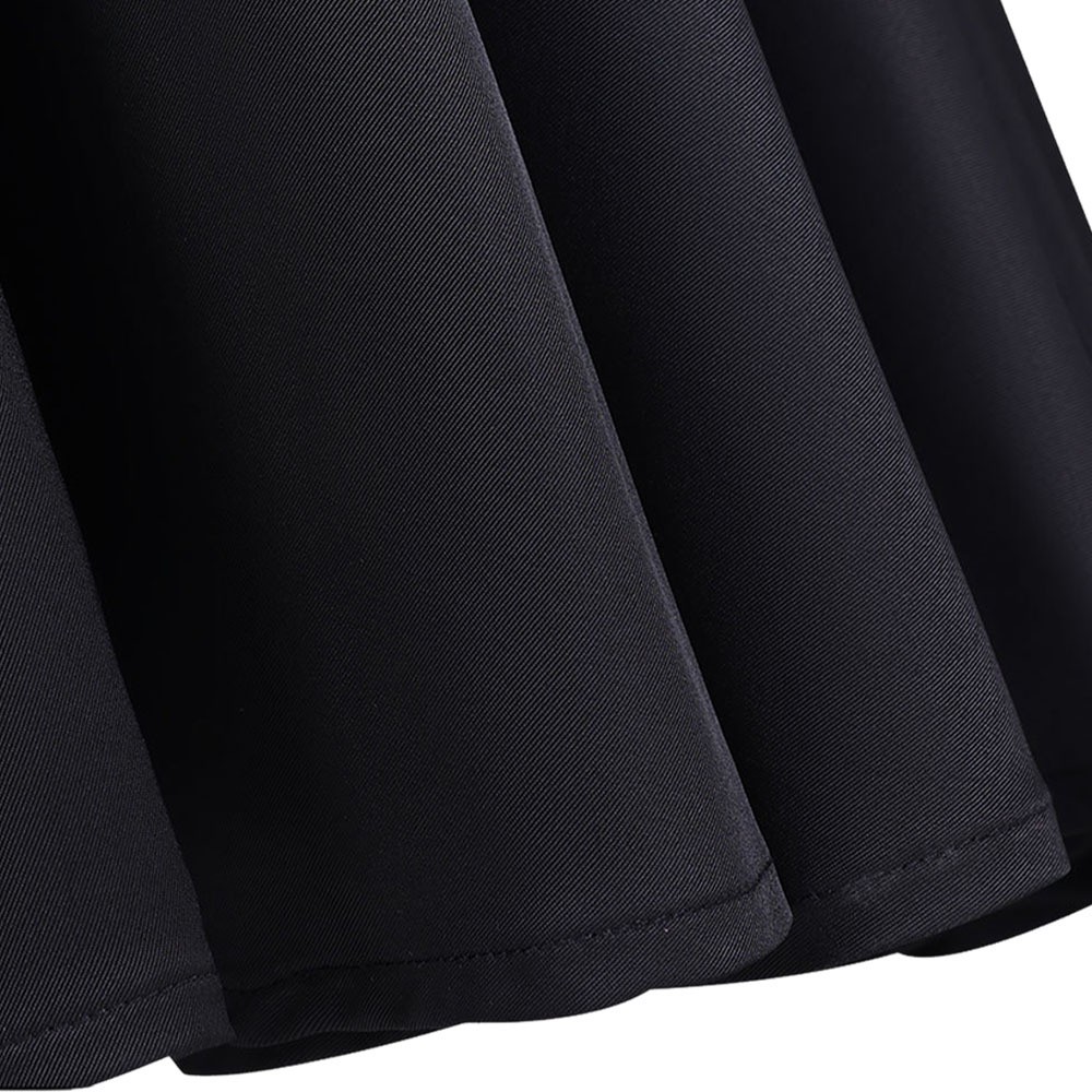 Puis-je demander une dernière chose ? Costume de cosplay pour femmes Scarlet El Vandimion, robe noire, tenue pour Halloween et carnaval.