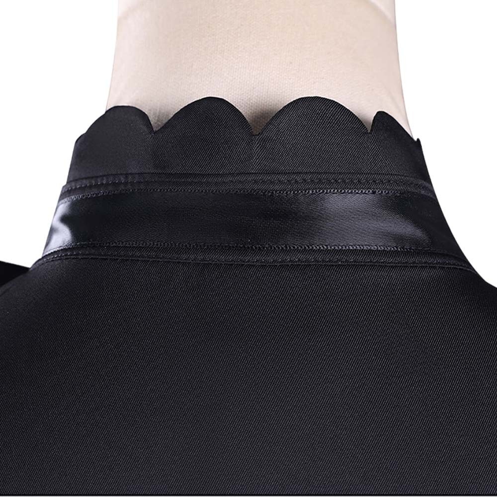 Puis-je demander une dernière chose ? Costume de cosplay pour femmes Scarlet El Vandimion, robe noire, tenue pour Halloween et carnaval.
