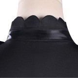Puis-je demander une dernière chose ? Costume de cosplay pour femmes Scarlet El Vandimion, robe noire, tenue pour Halloween et carnaval.