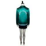 MaXXXine 2024 Maxine Femmes Costume de Cosplay Vert Costume de Carnaval d'Halloween