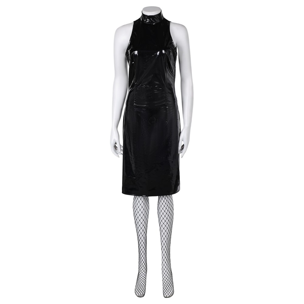 MaXXXine 2024 Maxine Minx Women Leather Dress Suit Cosplay Costume Halloween Carnival Outfit