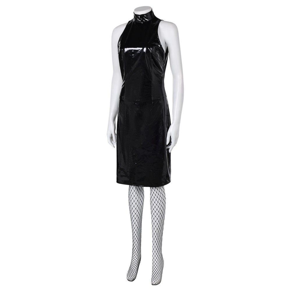 MaXXXine 2024 Maxine Minx Women Leather Dress Suit Cosplay Costume Halloween Carnival Outfit