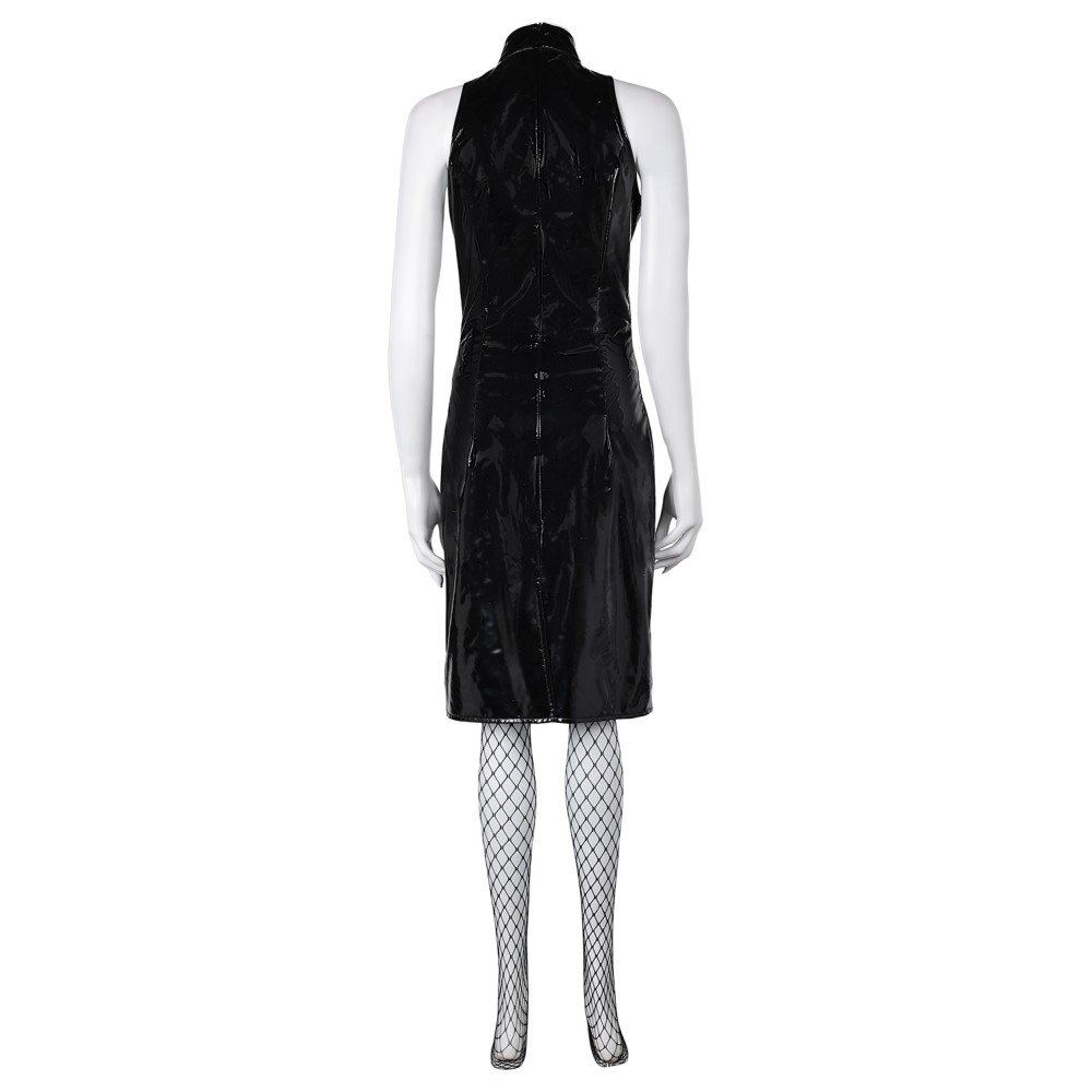 MaXXXine 2024 Maxine Minx Women Leather Dress Suit Cosplay Costume Halloween Carnival Outfit